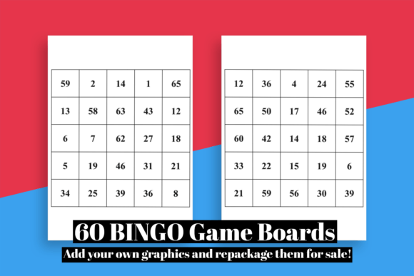 Custom BINGO Game Boards & Calling Cards