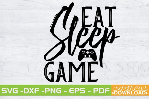 Eat Sleep Game SVG Design: A Versatile Digital Resource for Makers and Creators