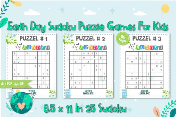 Engaging Young Minds with Earth Day: Sudoku Puzzles and Eco-Friendly Mazes