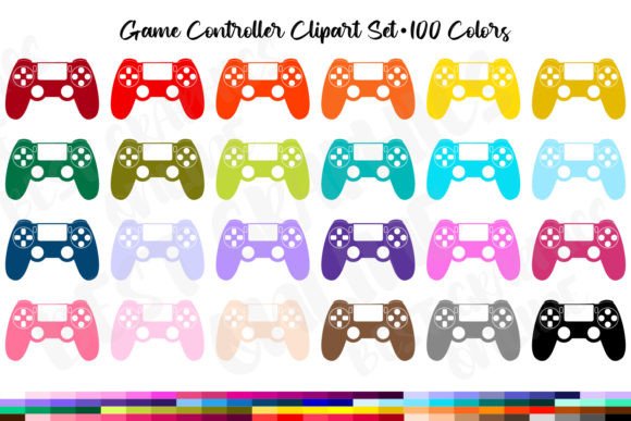Game Controller Clipart Set for Creative Projects