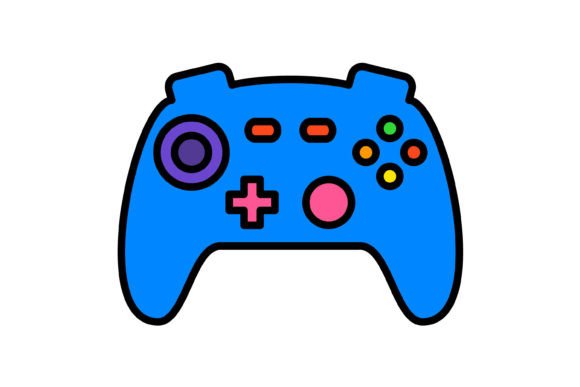 Game Controller Filled Line Icon Pack for Versatile Use