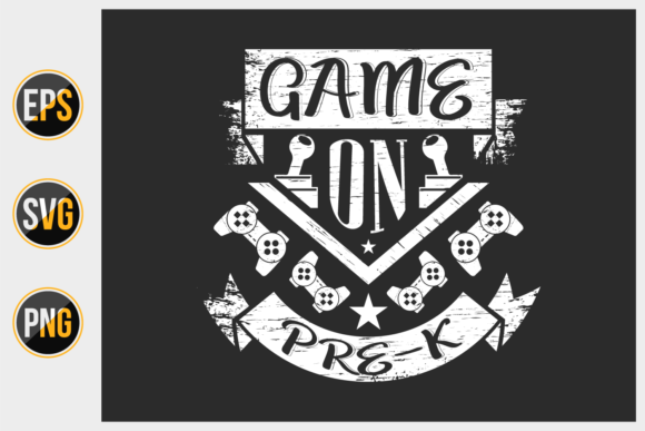 Game on Pre-k: A Fresh Take on Gaming T-Shirt Design