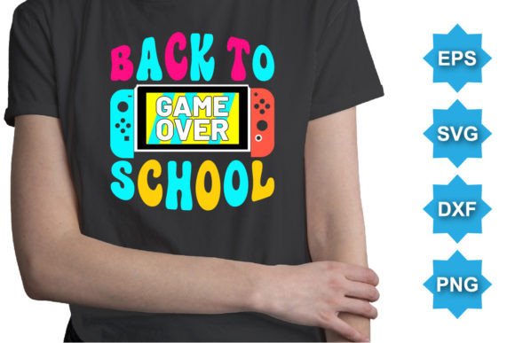 Game Over Back to School Typography SVG: A Creative Essential for Modern Craft and Digital Projects