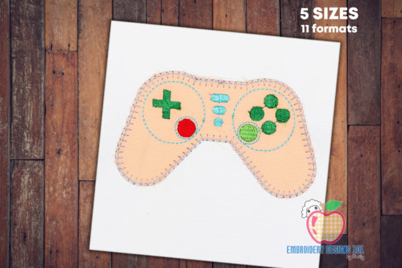 Game Remote Control Applique Pattern: A Practical Guide for Embroidery Enthusiasts