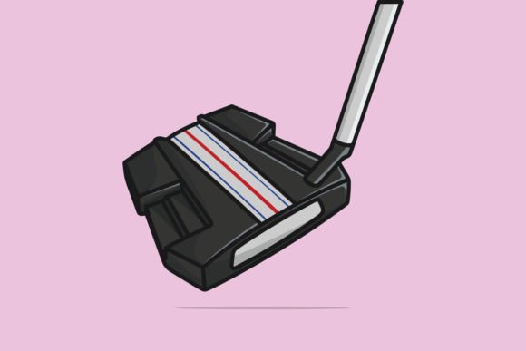 Golf Game Stick Logo Design for High-Quality Vector Graphics
