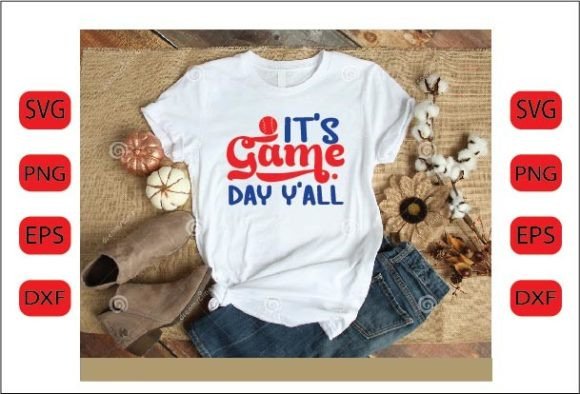 It’s Game Day Y’all SVG DESIGN – A Versatile Graphic for Every Occasion