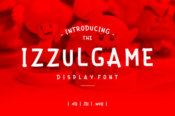 Izzul Game: A Dynamic Display Font for Creative and Professional Projects
