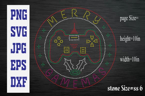 Merry Game-mas Rhinestone: Creative Design for All Skill Levels