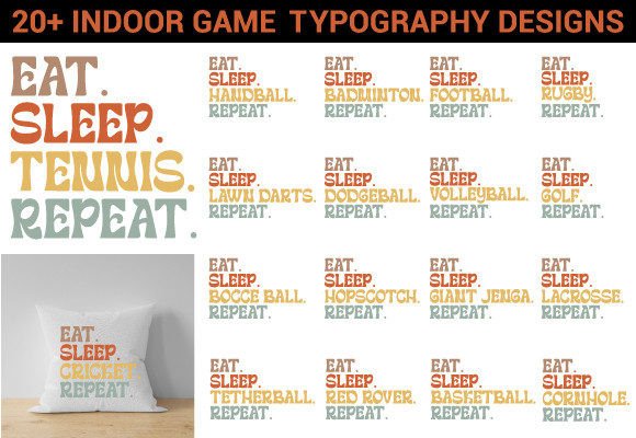 Outdoor Game Retro SVG Typography Bundle: A Versatile Design Resource