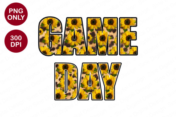 Sunflower Leopard Game Day Sublimation: A Versatile Design for Creative Projects