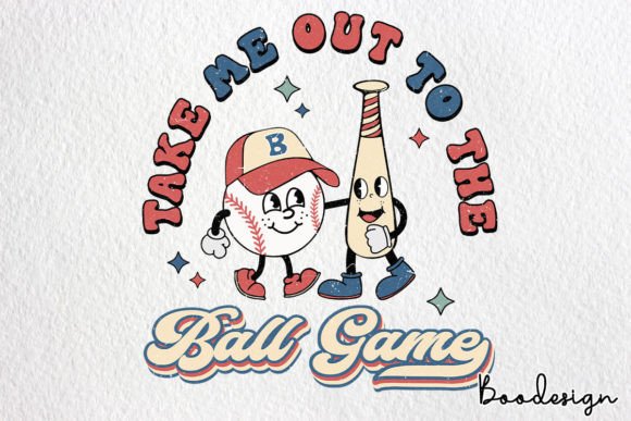 Take Me Out to the Ball Game PNG: A Versatile Design for Creative Projects