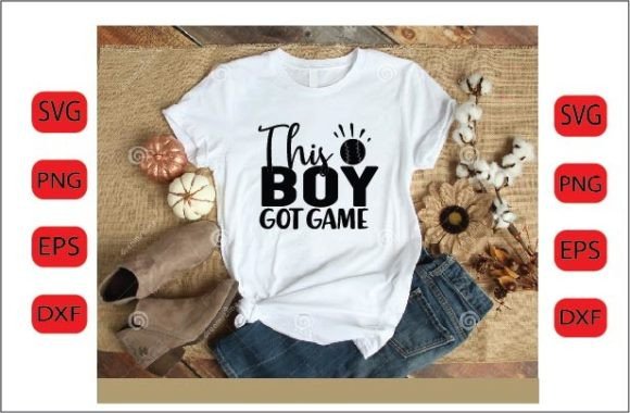 This Boy Got Game SVG DESIGN: Versatile Art for Creative Projects