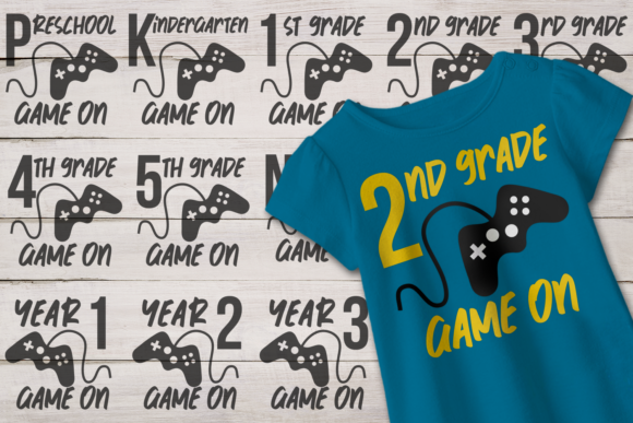 Video Game Back to School Set of 14: A Customizable Design Resource for Educators and Crafters