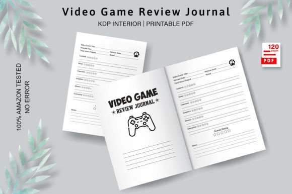 Video Game Review Journal KDP Interior: A Creator’s Guide to Professional Publishing
